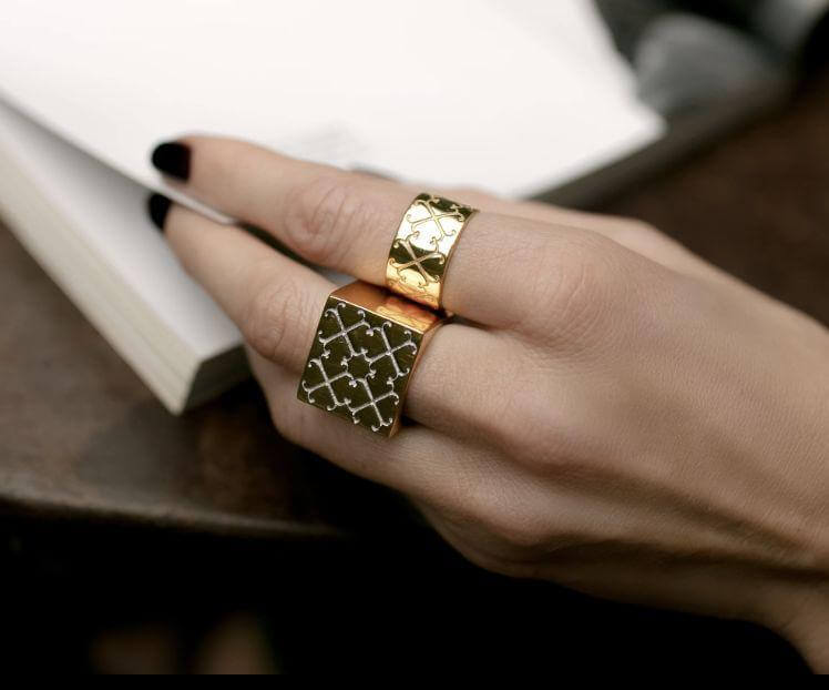 Gold Statement Ring