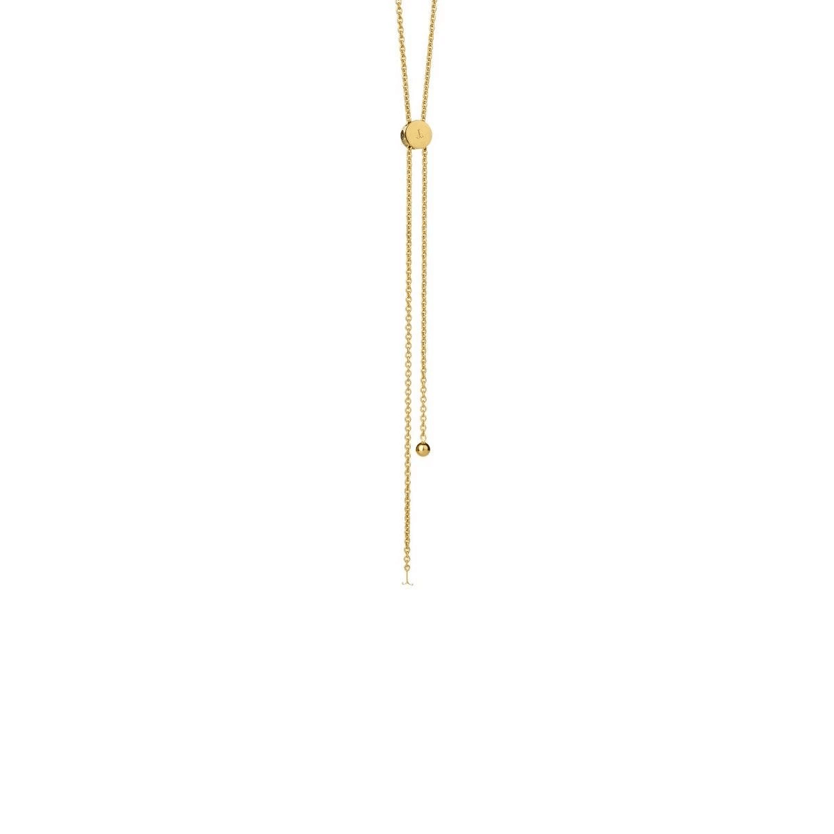 Logo Chain Necklace Gold Vermail