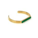 CUFF BRACELET - URBAN CUFF  Green Onyx
