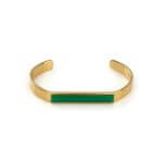 CUFF BRACELET - URBAN CUFF  Green Onyx