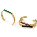 CUFF BRACELET - URBAN CUFF  Green Onyx