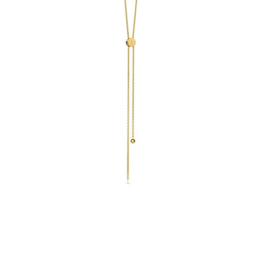 Necklace - LOGO CHAIN NECKLACE  18ct Gold Vermeil