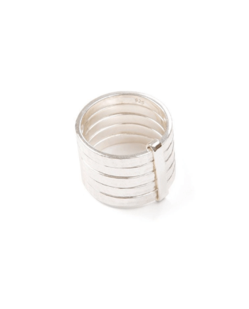 5 Stack Ring Br Sterling Silver