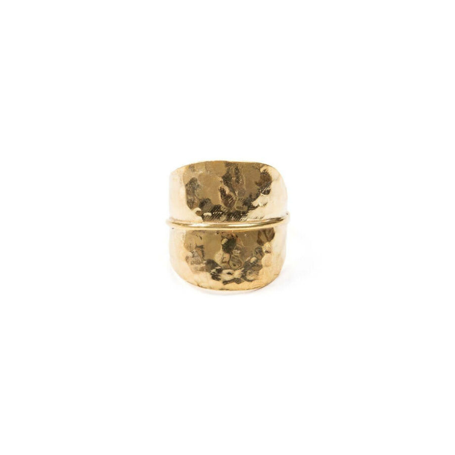 Ring - FOREST LEAF RING  18ct Gold Vermeil