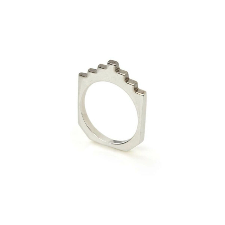 Ring - HIVE STACK RING  Sterling Silver