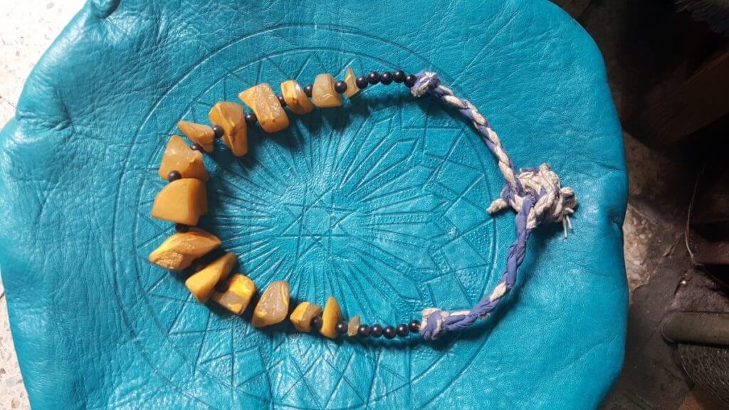 This Bracelet Made of Yellow Quartz