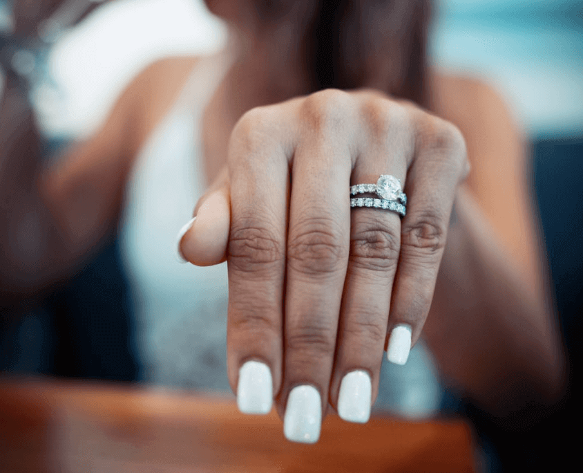 Engagement + Wedding Ring